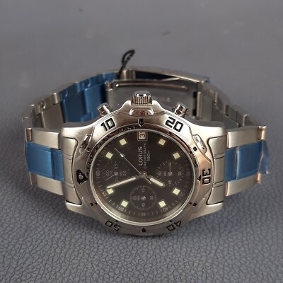 Wristwatch Lorus Seiko Chronograph V657-X038 Stainless Steel Wristwatch Lorus Seiko Chronograph V657-X038 Stainless Steel