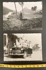 2 Vecchie Foto AUTO d'epoca