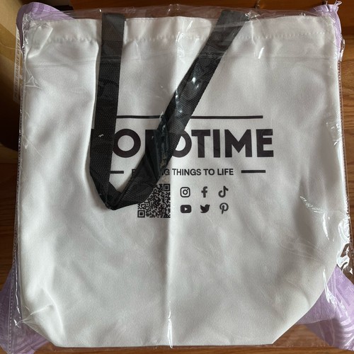 Rolife Site Exclusive Limited Summer DIY Robotime Canvas Tote Bag - Picture 2 of 3