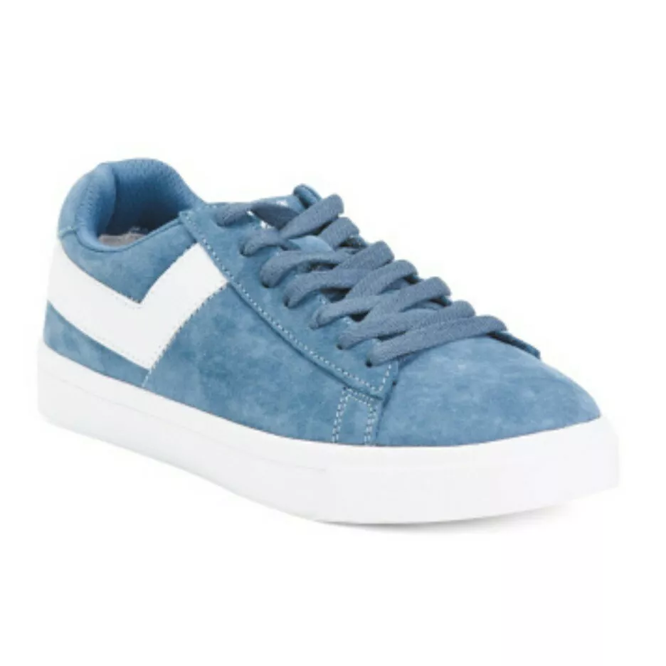 Louis Vuitton Suede Leather Trim Embellishment Sneakers It 36.5 | 6.5