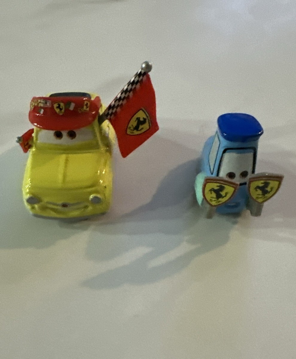 Disney Pixar Cars Guido & Luigi Ferrari Fans-World of Cars-Guido