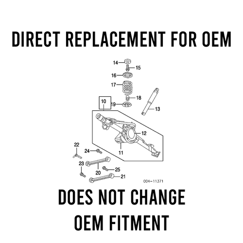 4x 10.9 Hardened Flange 1997 2006 Jeep Wrangler TJ Rear Shock Upper Bolt Kit - Picture 3 of 4