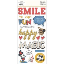 Simple Stories  SAY CHEESE CLASSIC MOUSE  Foam Stickers  Disney