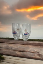 Miller Lite Football Glasses Shaped Beer Drinking The Dubliner Irish Pub 24 Oz