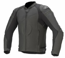 Alpinestars GP Plus R V3 Leather Motorcycle/Motorbike Jacket - Black / Black