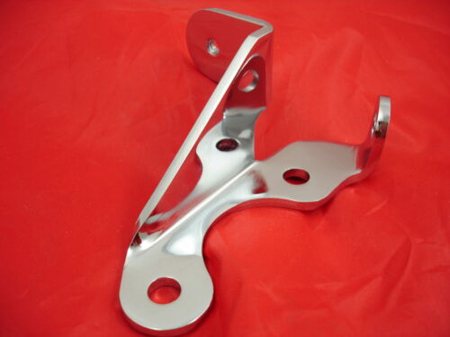 BRACKET OIL TANK CLUTCH CABLE MOUNT HARLEY SHOVELHEAD FL 65-78 FX 71-78 CHROME - Picture 2 of 5