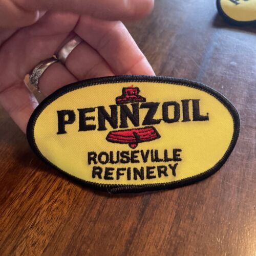 Vtg Pennzoil Oil Company Logo Iron-On Patch Rouseville Refinery - Picture 4 of 10