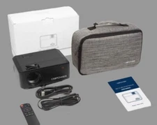 DBPOWER WiFi Mini Projector 8000L HD Video Wireless Theater Projectors Black USA