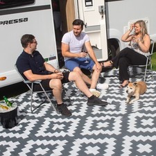 Tapis de sol pour auvent de caravane XL respirant 9 pieds x 12 pieds (360 cm ...