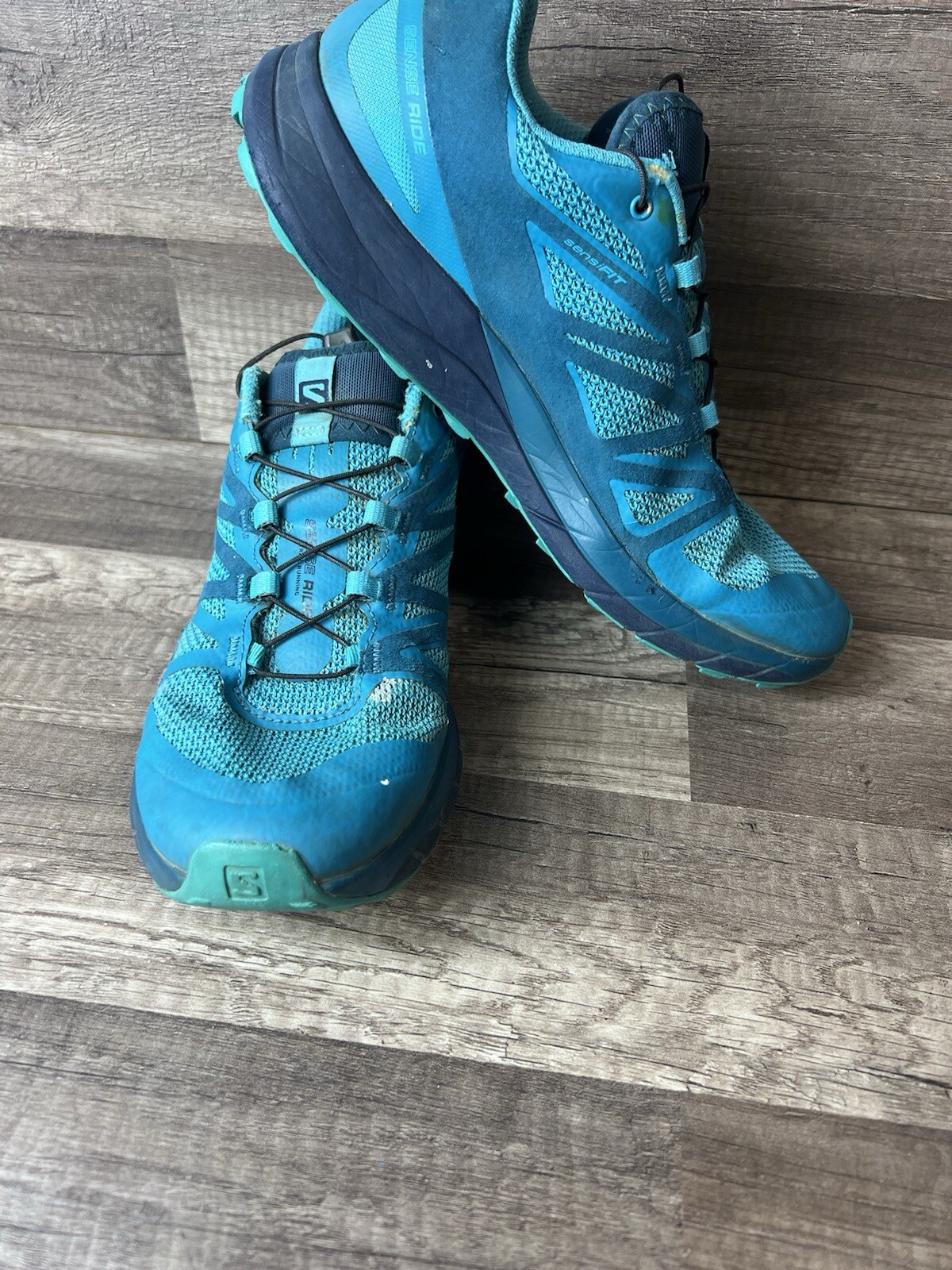 Scarpe da trail running Salomon Vibe donna US 10 Ride blu ortolite