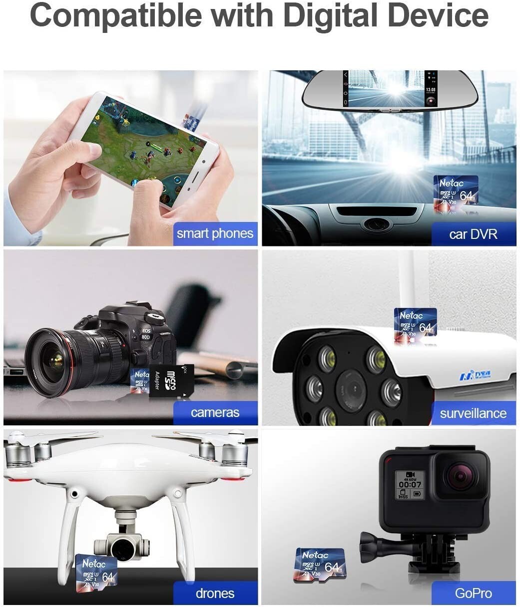 Micro SD Card 64GB Memory Card 16GB MicroSDXC Mini SD Card eBay