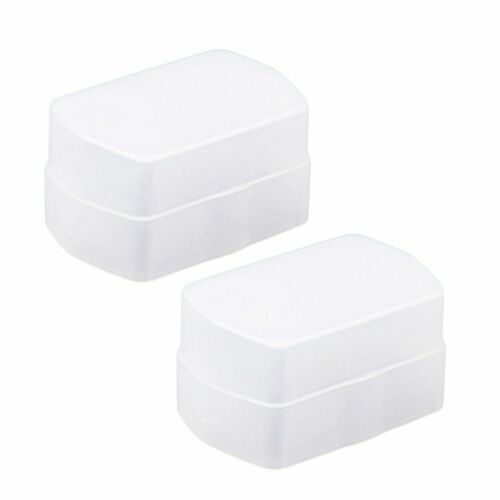 2Pcs Flash Bounce Diffuser Dome Cover fr Godox V850 V860II TT685 TT600 Speedlite