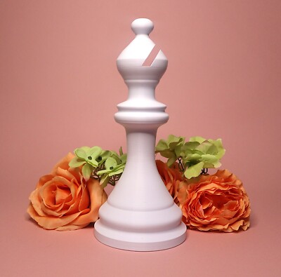 Große Schachfiguren Bischof - 3D gedruckte Schachfiguren Ornament - übergroßer Schachmann