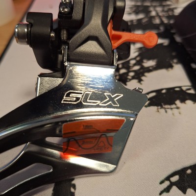 Shimano SLX FD-M667 Clamp-on 34.9/28.6 Double NEW IN BOX!!!!