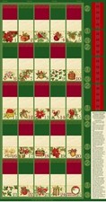 Advent Holiday Calendar Days 23" Panel 100 Cotton Fabric by The Panel