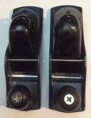 Two Used Block Planes Unbranded Made In USA 6 1/2 X 2 Inches