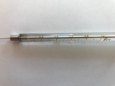 1 uL Gas Chromatography Microliter Syringe Agilent, Shimadzu, HP, Vairan, GC