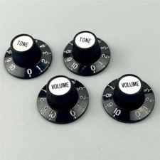 Jazzmaster Vintage Witch Hat Knob Black Knobs Guitar Knobs For Gibson SG LP