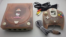 Dreamcast HKT-3000 Hello kitty Console Controller set Pink from JAPAN
