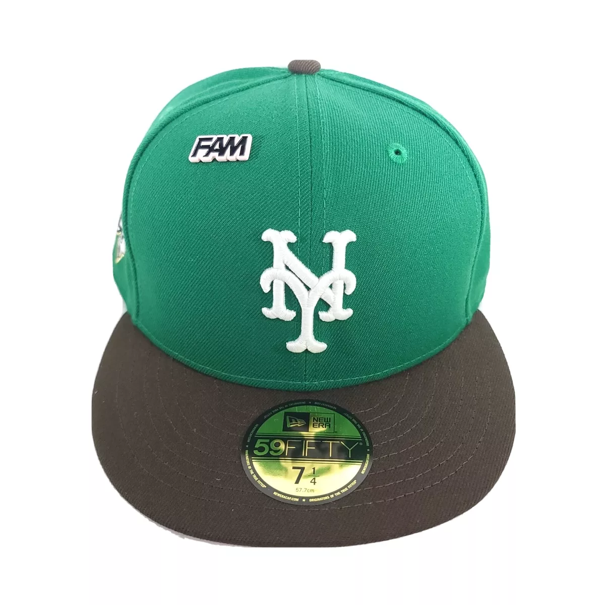 FAM Quiet Storm New Era New York METS 2000 WS Green Two Tone Pink UV SZ 7 1/4
