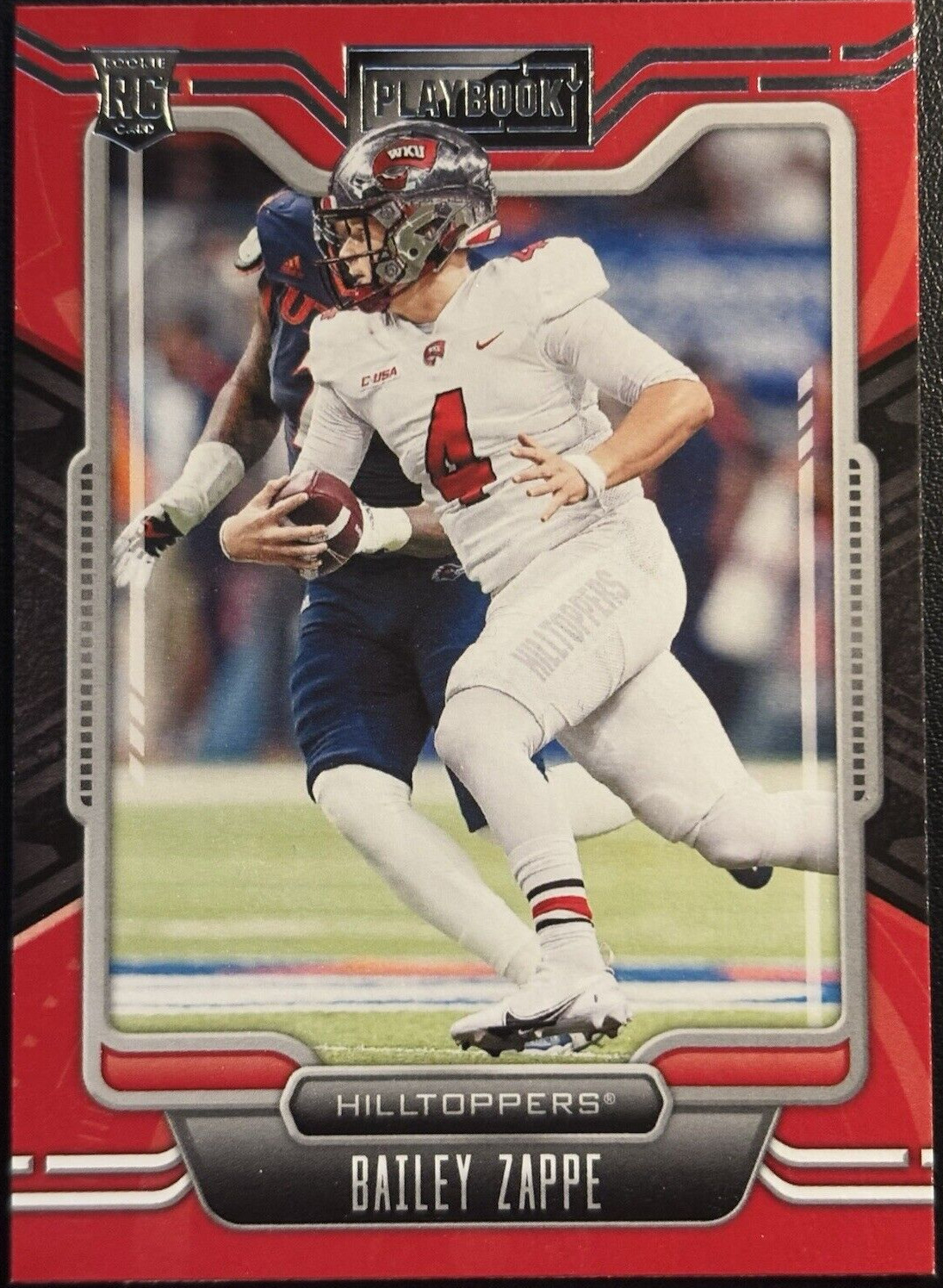 Bailey Zappe Panini Chronicles Draft Picks Playbook #24 Base