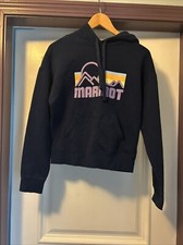 Marmot Women  s Medium Blue Hooded Sweatshirt