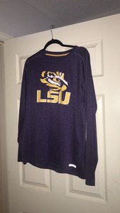 lsu long sleeve dri fit