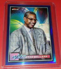 2021 Topps Finest Basketball BRAD SELLERS BLUE Refractor /150