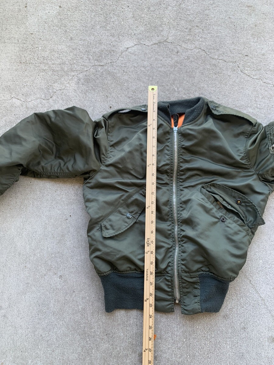 Vintage 60s L-2B Military Flight Jacket USAF Vietnam War Concord