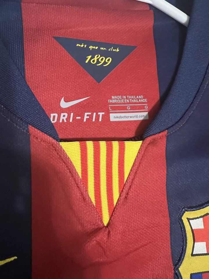 Camiseta deportiva 2014 Luis Suárez Nike Dri Fit FC Barcelona Home BLAUGRANA - grande para hombre Foto 4 de 4