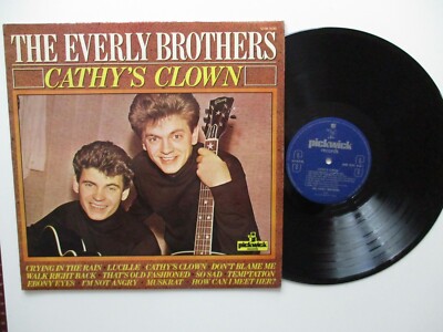 LP -THE EVERLY BROTHERS - CATHY'S CLOWN '' WASHED ''