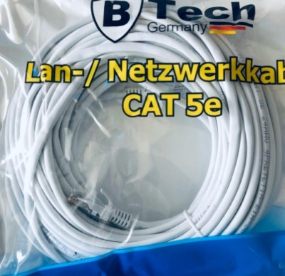 Netzwerkkabel DSL Netzwerk Cat5e Internetkabel LAN Kabel 3,5,10,20,30 Ventilator