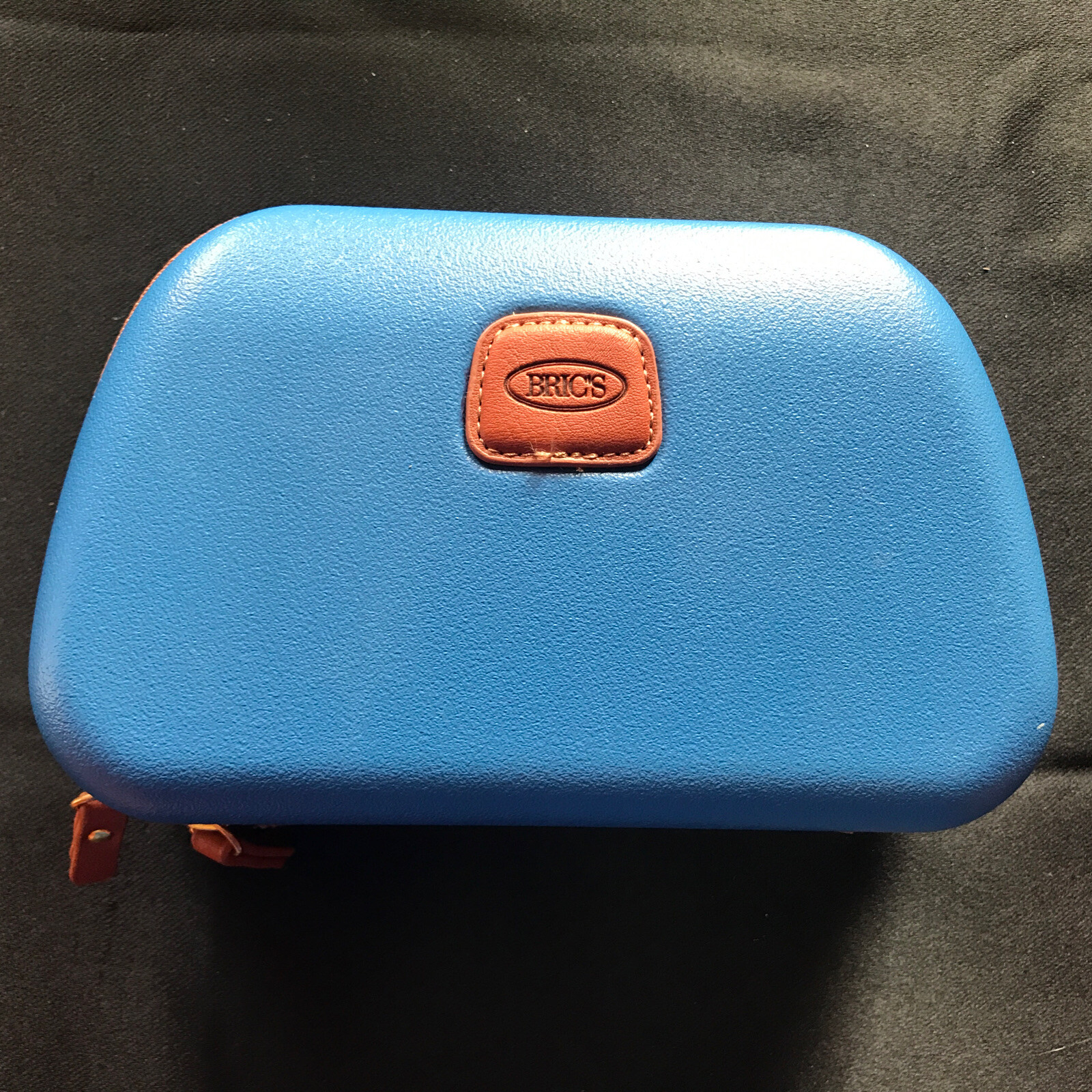 Bric’s Qatar Airways Hard Shell Blue Toiletry Travel Full Zip Case eBay