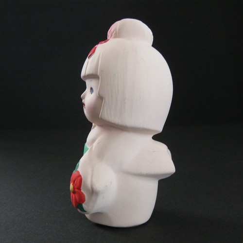 Toyo Geisha Kimono Girl Figurine Vintage 5.5in Bisque Vintage Japan 60s 70s - Picture 2 of 9