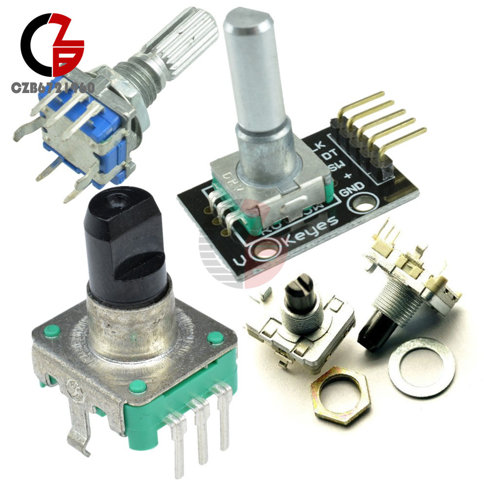 2PCS Rotary Encoder with Switch EC11/12/16 Audio Digital