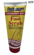 Footherapy Cranberry Mint Foot Scrub Queen Helene 7 oz New