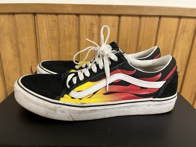 Vans Old Skool - Flame Pattern 10.5