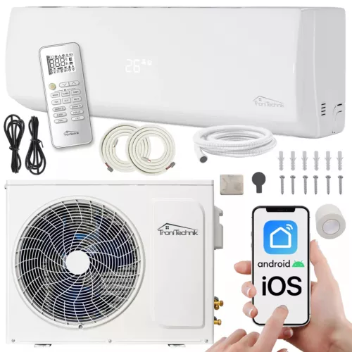 Split Klimaanlage 9000 BTU Klimagerät Inverter Klima 2,6kW R32 Heizfunktion WLAN