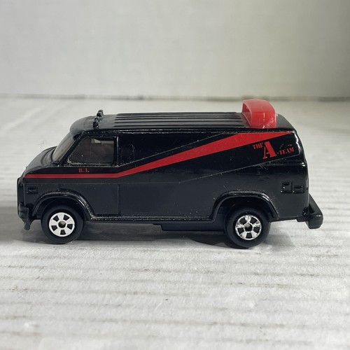 A-TEAM Diecast/Plastic GMC Van, Helicopter, Corvette Car Ertl Cannell 1983 VTG - Picture 13 of 24