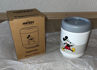 NEU Tupperware Disney Mickey Mouse Hot Cold Thermobecher Ice Behälter 235 ml OVP