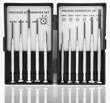 11PCS Small Precision Screwdriver Set, Premium Mini Screw Driver Set Kit, 6 Diff