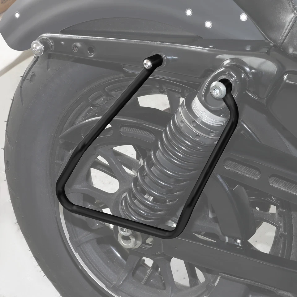Soportes de soporte de alforja para Harley-Davidson Sportster XL883 XL1200 2004-2016 Foto 2 de 4
