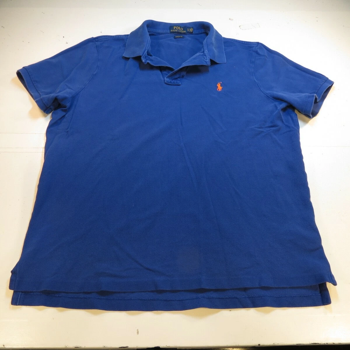 Orange and blue store designer shirt
