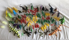 Huge Lot Dinosaurs Reptiles Plastic Toys 102 pcs Pretend Play LearningCollection