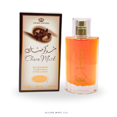 Choco Musk Arabian Perfume Spray 50ml Al Rehab by Crown perfumes | FREE SHIPPING