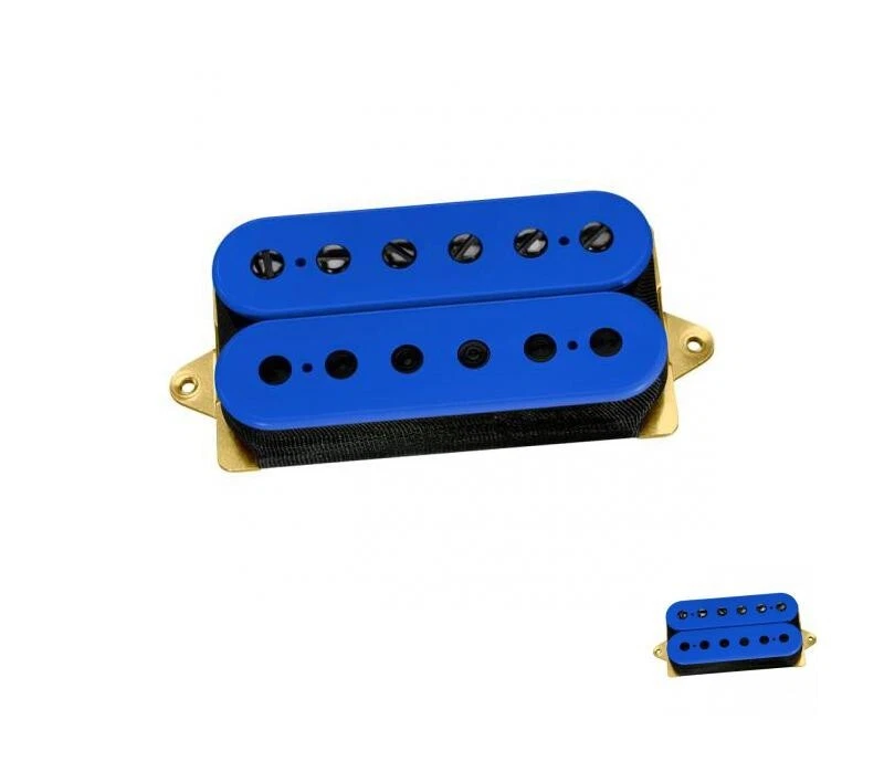 Pastilla Dimarzio F-Spaced DP193 Air Norton Humbucker, azul con poste negro - NUEVA Foto 4 de 4