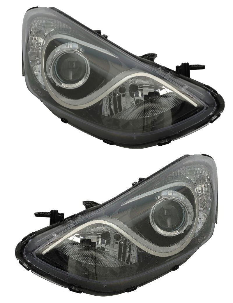 Phare H7 H7 électrique avec moteur pour Hyundai i30 GD de 2015 à 2017 ensemble complet avant droit gauche