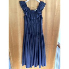 Ulla Johnson Dark Blue Maxi Dress Size 10