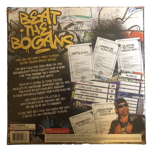 Beat The Bogans Board Game | Pauly Fenech 100% Bogan | Brand New Sealed - Picture 2 of 2