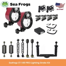 Seafrogs ST100 Pro Underwater Strobe Waterproof Camera Flash Light Kits